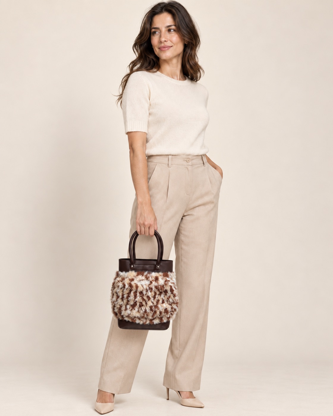 Anteprima IA: modella di riferimento con la borsa Teddy 3_25